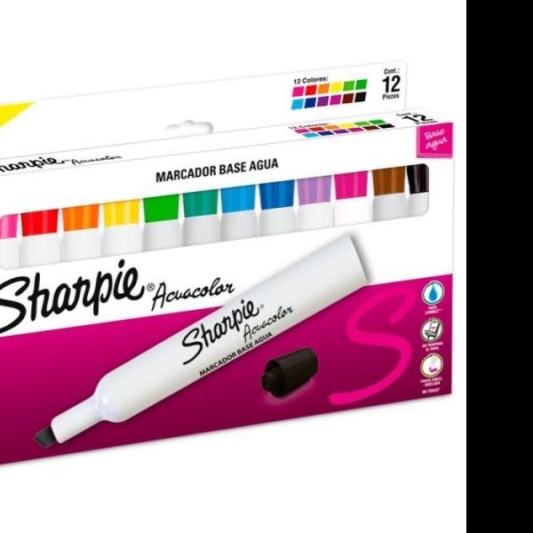 MARCADOR AGUA GRUESO ESTUCHE C12 ACUACOLOR